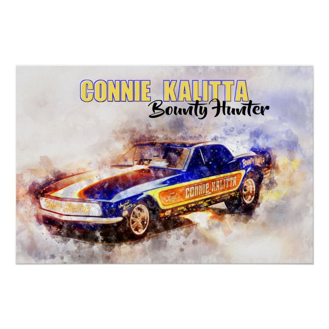 Connie Kalitta Bounty Hunter Poster (Vorderseite)