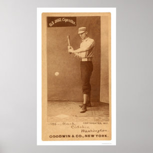 Connie Mack Baseball 1887 Poster