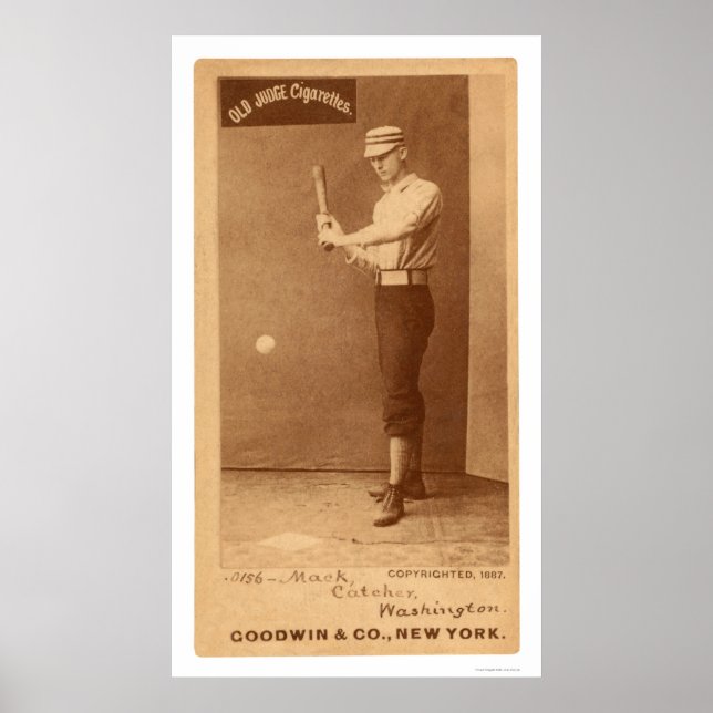 Connie Mack Baseball 1887 Poster (Vorne)