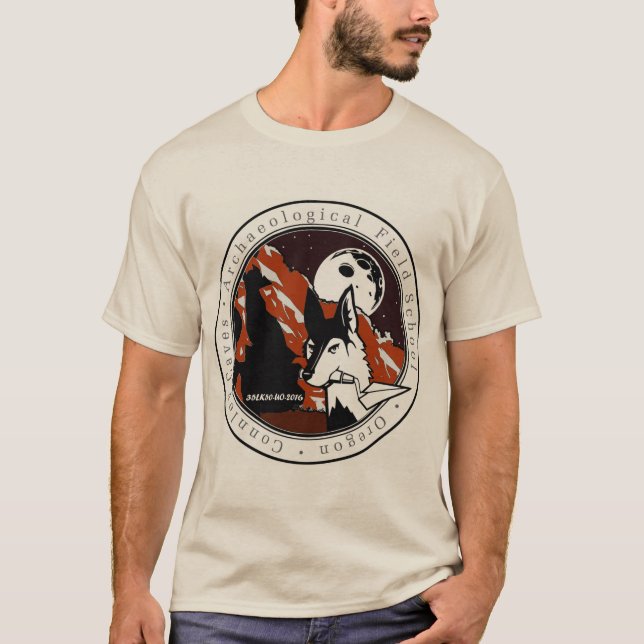Connley höhlt archäologische Feld-Schule 2016 aus T-Shirt (Vorderseite)
