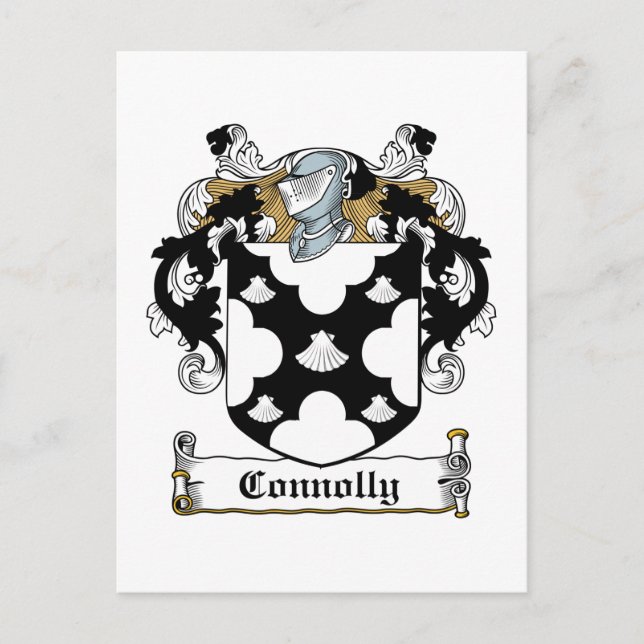 Connolly Familienwappen Postkarte (Vorderseite)