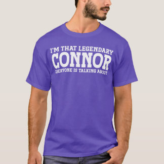 Connor Vorname Lustiger Connor Retro T-Shirt