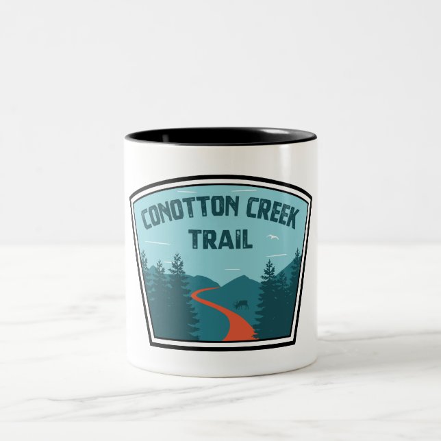 Conotton Creek Trail Zweifarbige Tasse (Mittel)