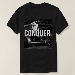 CONQUE - "Body Gebäude" Workout Motivierend T-Shirt