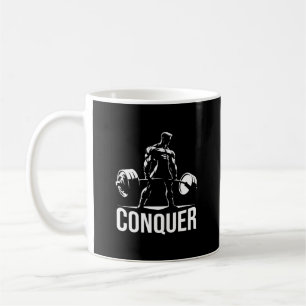 CONQUE - Motivierend Gym, Workout Fitness Anime Kaffeetasse