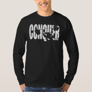 Conquer Bench Press Motivierend T-Shirt