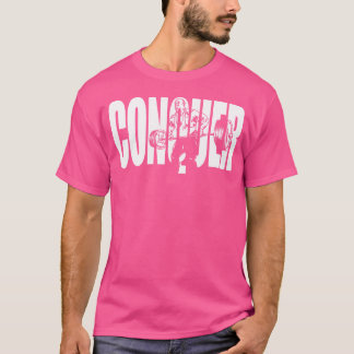 Conquer Lift Ronnie Coleman Bodybuilding Gym Motiv T-Shirt