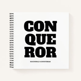 CONQUEROR Christianl Notebook Notizbuch