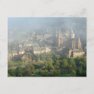 Conques, Frankreich, Postkarte