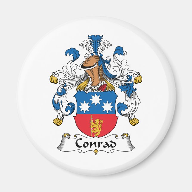 Conrad Familienwappen Magnet (Vorne)