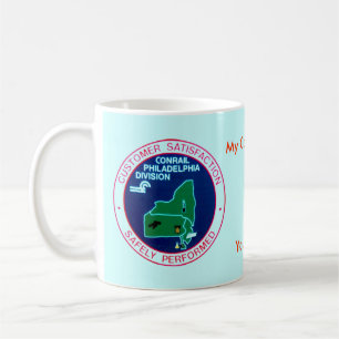 Conrail Eisenbahn-Philadelphia-Abteilung Kaffeetasse
