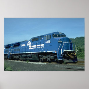 Conrail neues GE widecab C40-B Poster