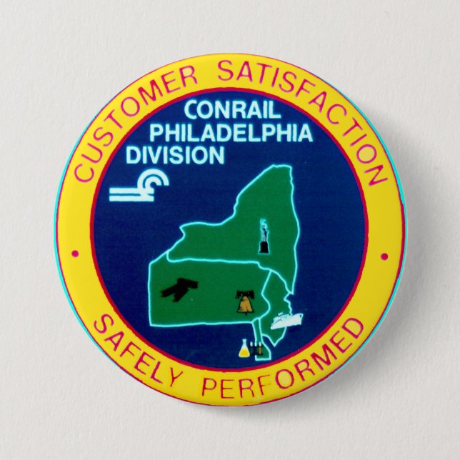 Conrail Philadelphia Division Button (Vorderseite)