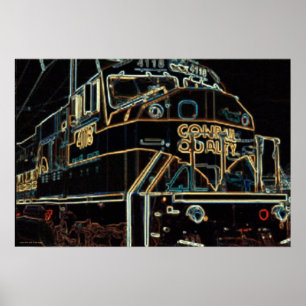 Conrail Qualität 1976 - 1999, SD-80MAC #4118 Poster