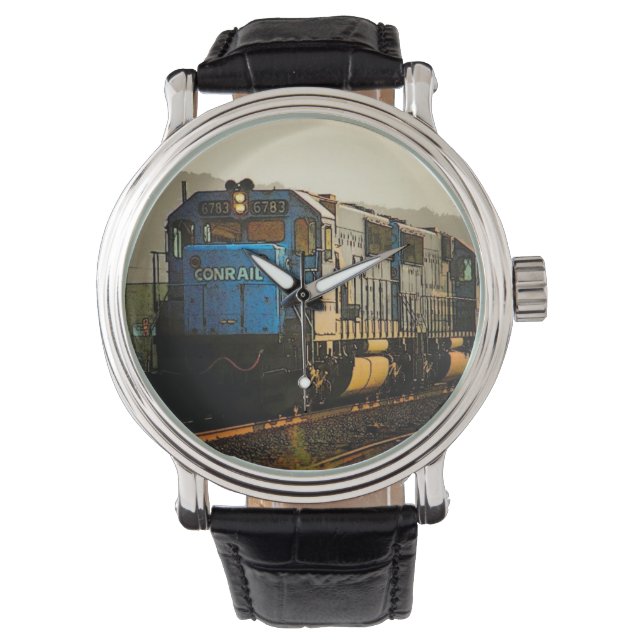 Conrail Train Watch Armbanduhr (Vorderseite)