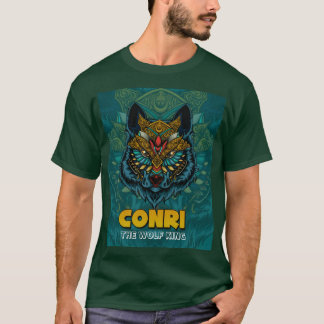 "Conri - The Wolf King" Sticker Phantastischer T - T-Shirt