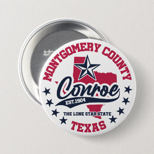 Conroe, Texas Button