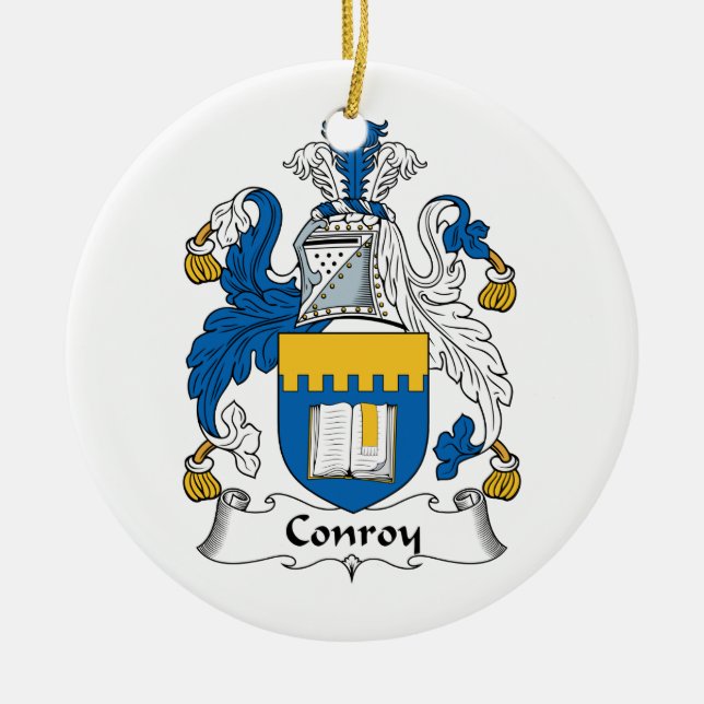 Conroy Familienwappen Keramikornament (Vorne)