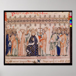 Consecration Philippe III le Hardi King Poster