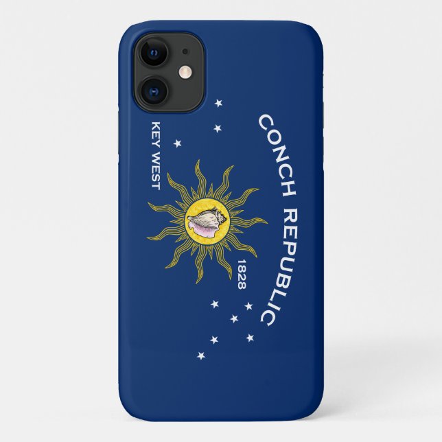 Conseil Republic Flag Key West Florida Case-Mate iPhone Hülle (Rückseite)
