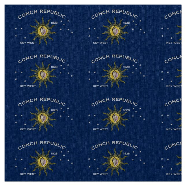 Conseil Republic Flag Key West Florida Stoff (Muster)