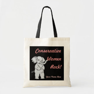 Conservataive Frauen-Felsen-personalisierte Tasche