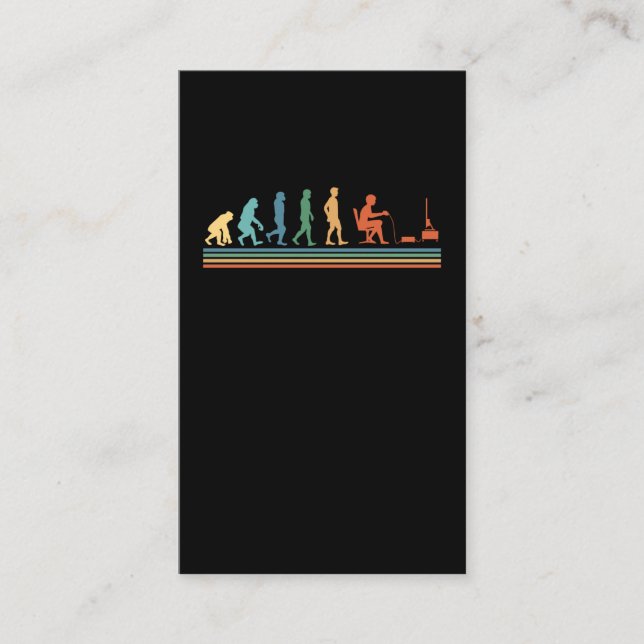 Console Gamer Teenager Retro-Gaming-Evolution Visitenkarte (Vorderseite)