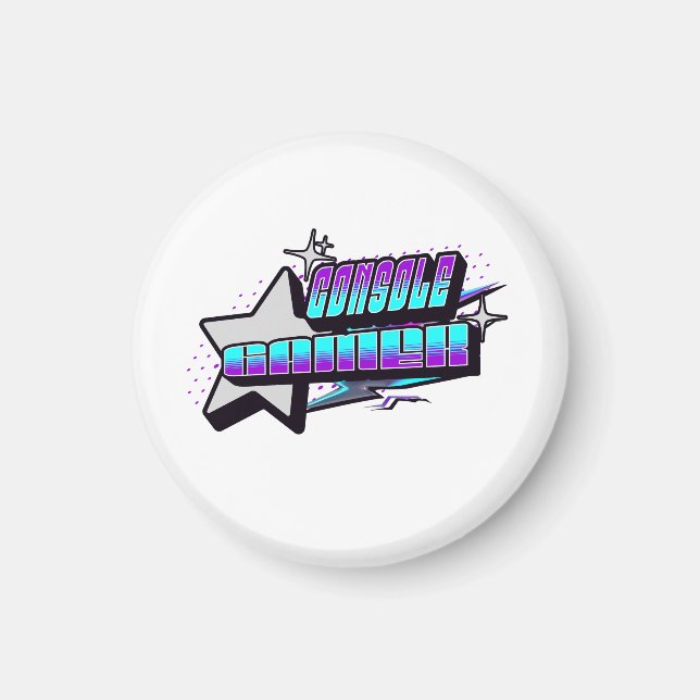 CONSOLE GAMER Y2K STYLE MAGNET (Vorne)
