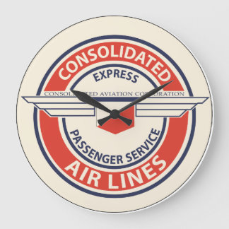 Consolidated Airlines Logo Uhren (LRG oder SM)