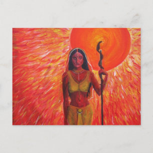 "Consort of the Sun" Acrylmalerei - Postkarte
