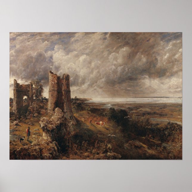 Constable - Burg Hadleigh Mouth of Thames Poster (Vorne)