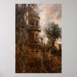 Constable - Die Öffnung der Wasserloo-Brücke Poster