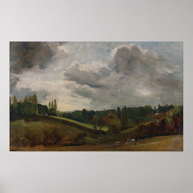Constable - East Bergholt Poster (Vorne)
