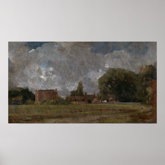 Constable - Golding's House East Bergholt Poster (Vorne)