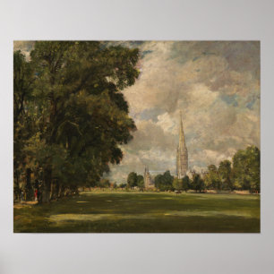 Constable - Salisbury Kathedrale von Lower Marsh Poster