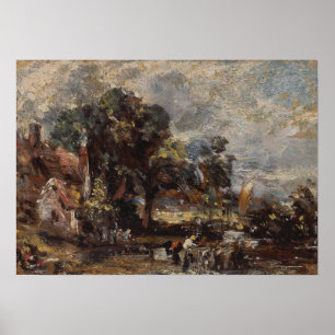 Constable - Skizze für The Haywain Poster