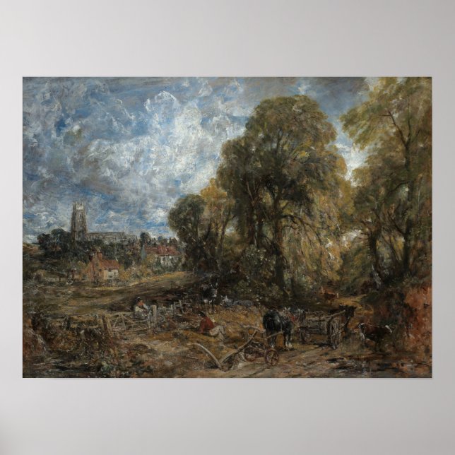 Constable - Stoke-by-Nayland Poster (Vorne)