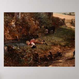 Constable - The Cornfield 1826 Poster