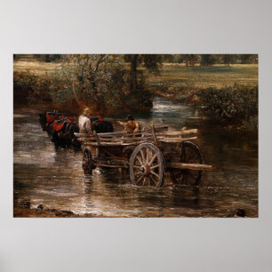 Constable - The Hay Cart 1821 Poster