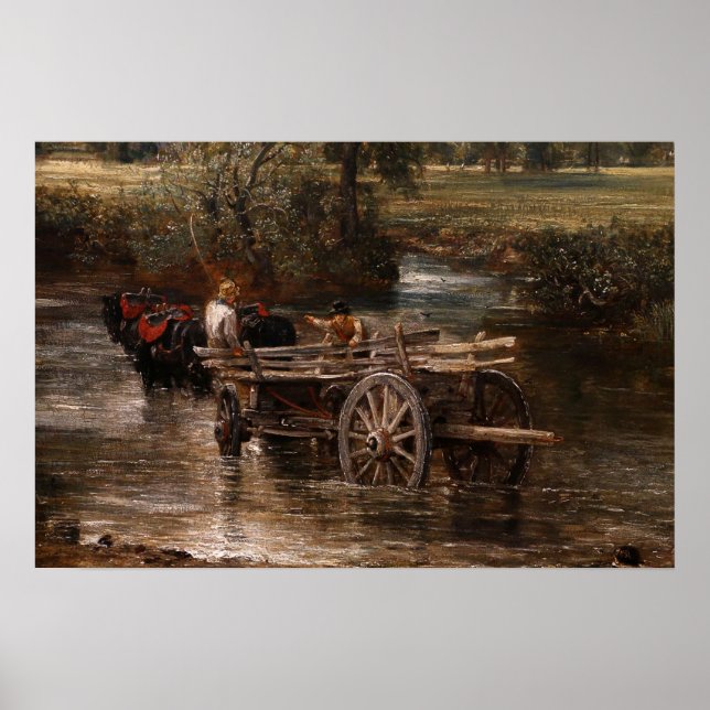 Constable - The Hay Cart 1821 Poster (Vorne)