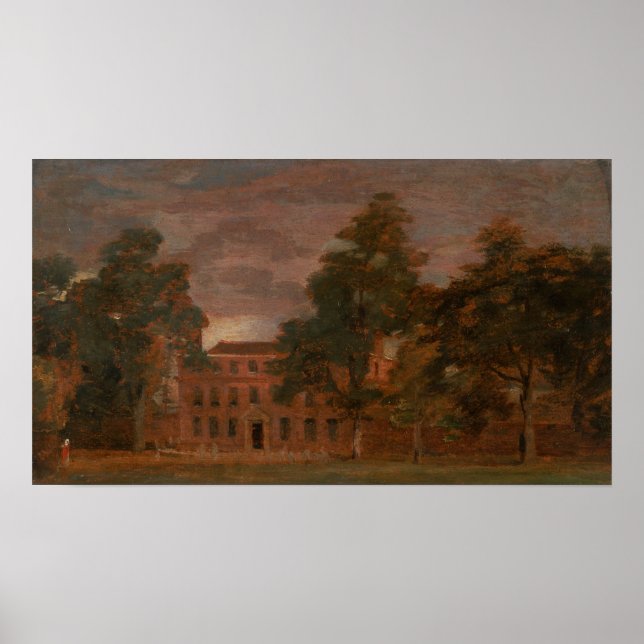 Constable - West Lodge East Bergholt Poster (Vorne)