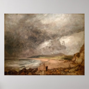 Constable - Weymouth Bay nähert sich dem Sturm Poster