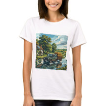 Constable's Hay Wain neu interpretiert - Damen T-S