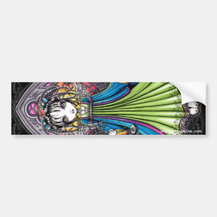 Constance Buntglas-Sonnenuntergang-Engel Autoaufkleber