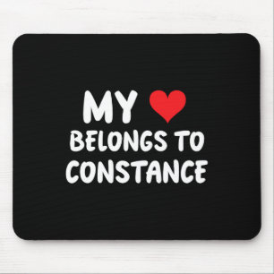 Constance - Mein Herz gehört Constance - Liebe  Mousepad