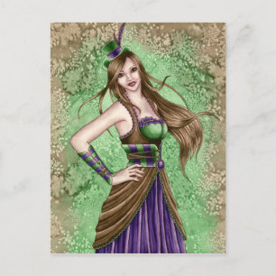 Constance - Steampunk Postcard Postkarte