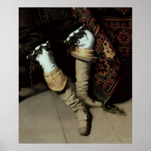 Constantijn Huygens und sein Sekretär, 1627 Poster