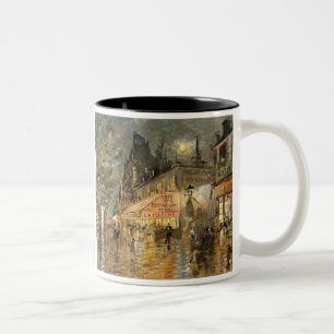 Constantin Korovin: Café-La-Marinesoldat, Paris Zweifarbige Tasse