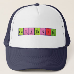 Constantin Periodic Table name hat Truckerkappe