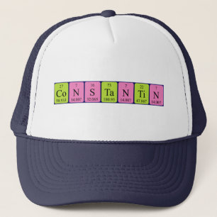Constantin Periodic Table name hat Truckerkappe